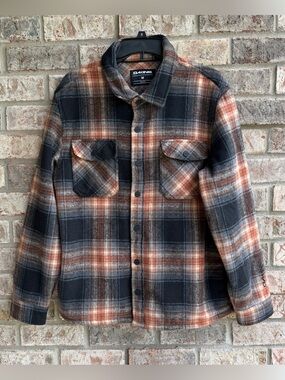 🍒💣 Dakine plaid fleece lined flannel